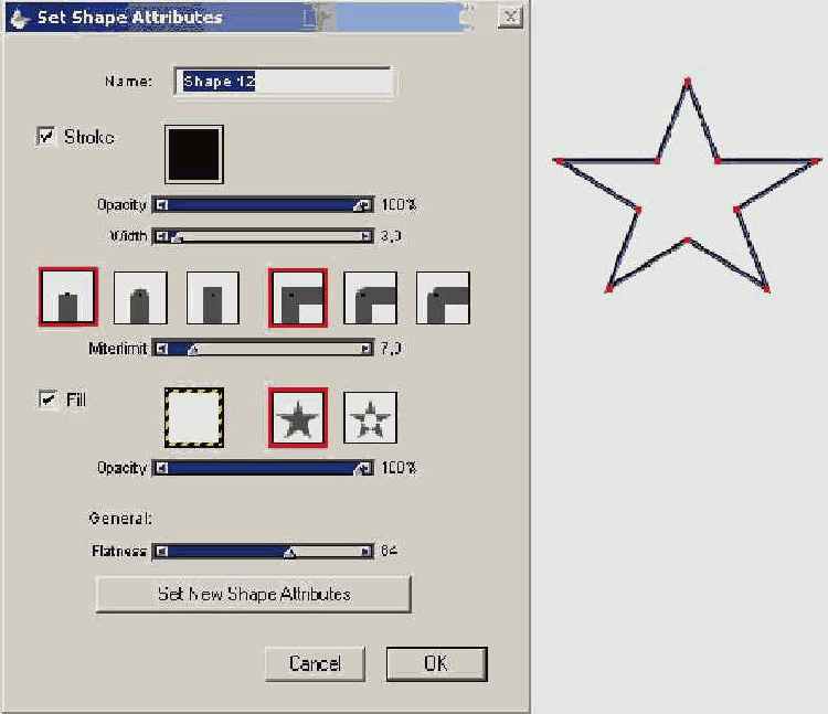   Set Shape Attributes